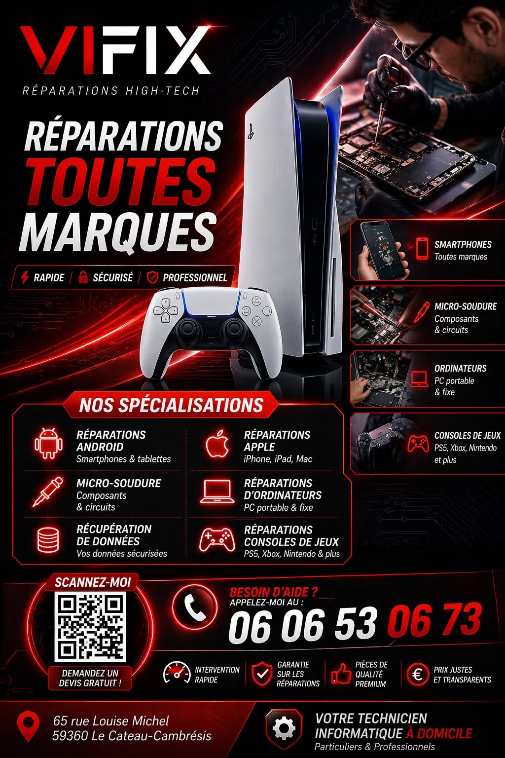 Réparations toutes marques